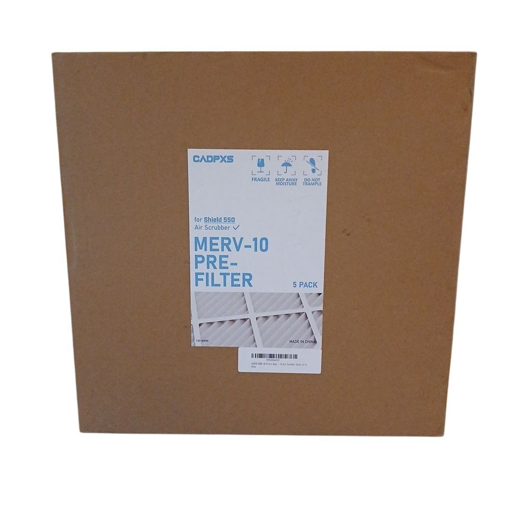 MERV-10 Filter Replacement Set for CADPXS Shield 550 Air Scrubber Pack of 5 NOB‎